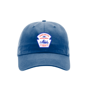 Desert Landscape Blue Relaxed Cotton Cap